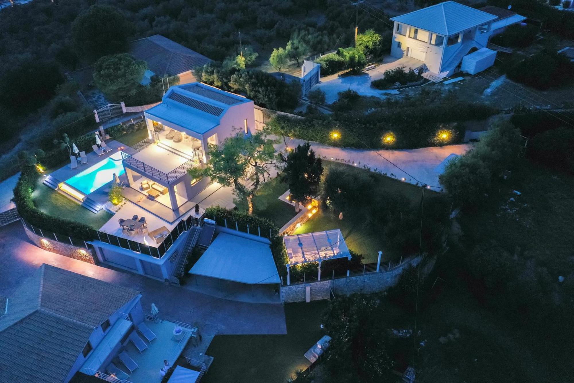 Villa Nick Art Lithakia  Buitenkant foto